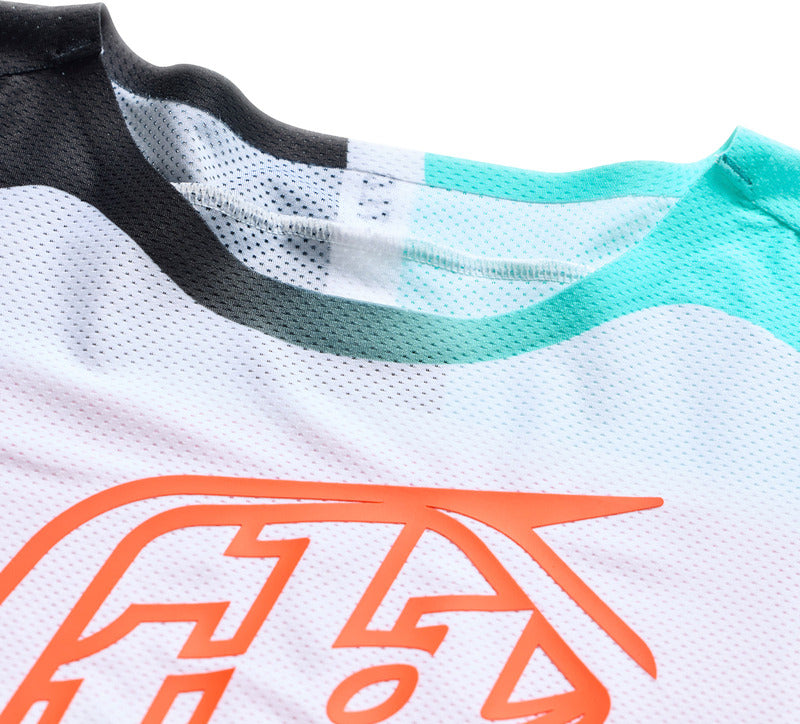 Troy Lee Designs Se Pro Jersey Sever Weiß/Petrol