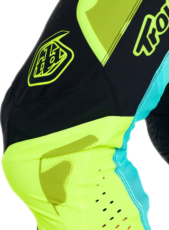 Troy Lee Designs Se Pro Hose Myth Schwarz/Flo Gelb