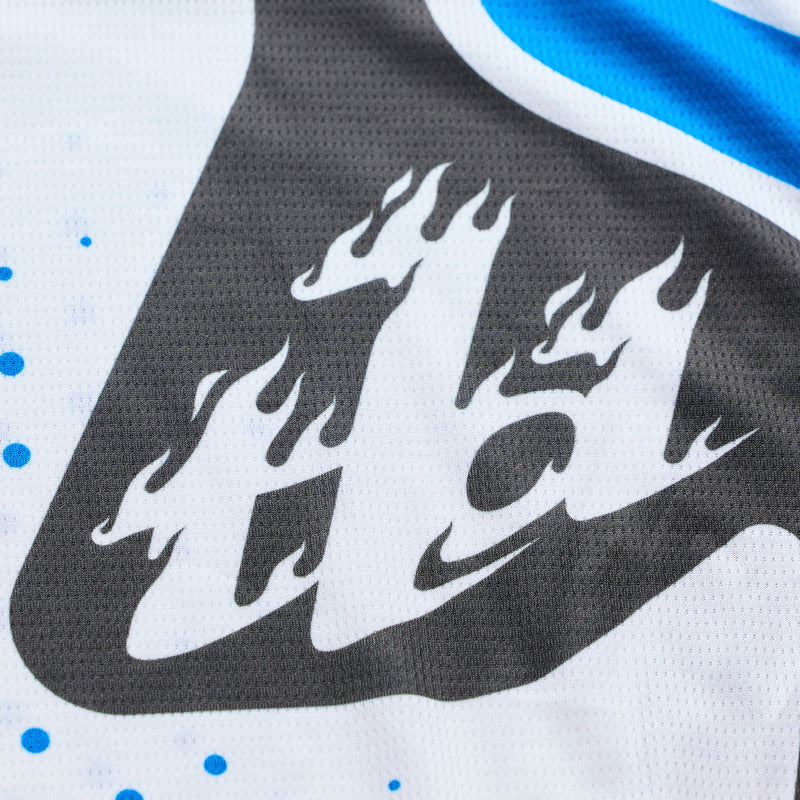 Troy Lee Designs Gp Pro Jersey Roller Weiß/Blau