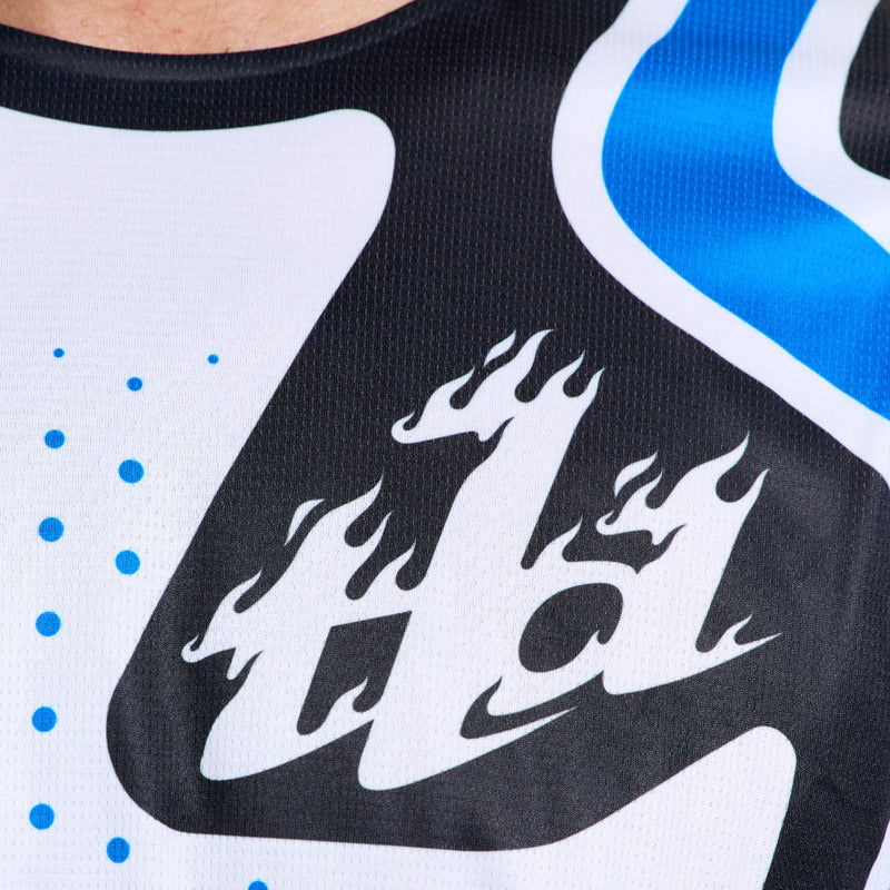 Troy Lee Designs Gp Pro Jersey Roller Weiß/Blau