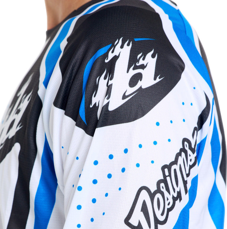 Troy Lee Designs Gp Pro Jersey Roller Weiß/Blau