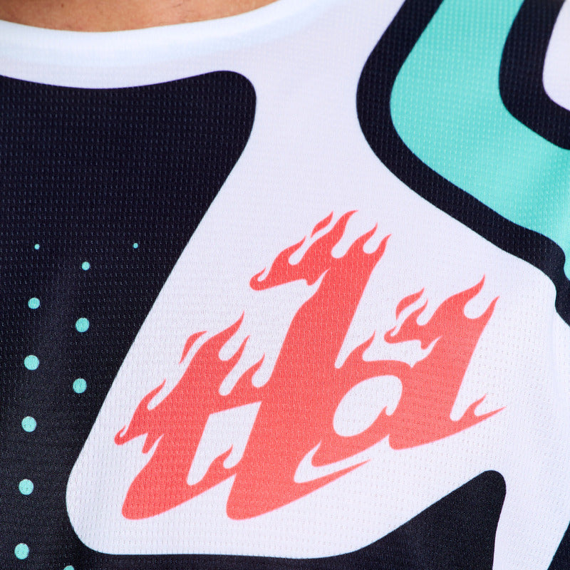 Troy Lee Designs Gp Pro Jersey Roller Schwarz/Petrol