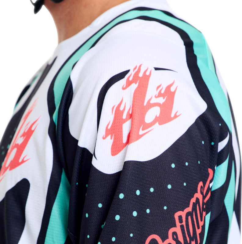 Troy Lee Designs Gp Pro Jersey Roller Schwarz/Petrol