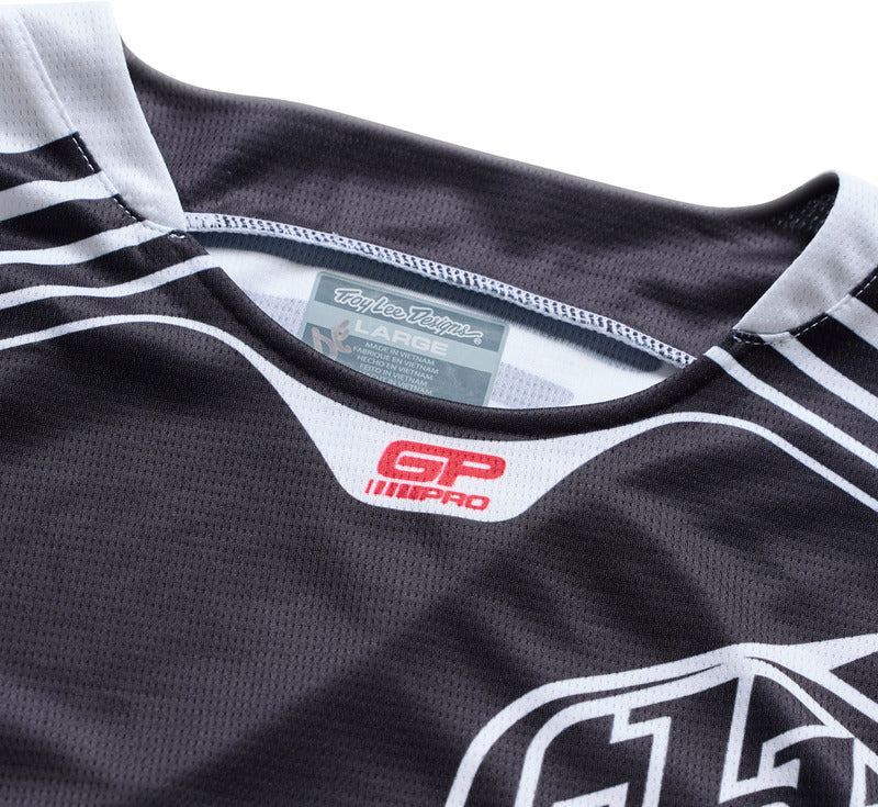 Troy Lee Designs Gp Pro Jersey Streamline Schwarz/Weiß