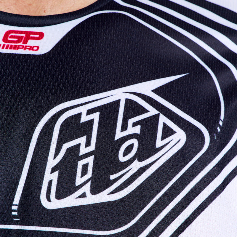Troy Lee Designs Gp Pro Jersey Streamline Schwarz/Weiß
