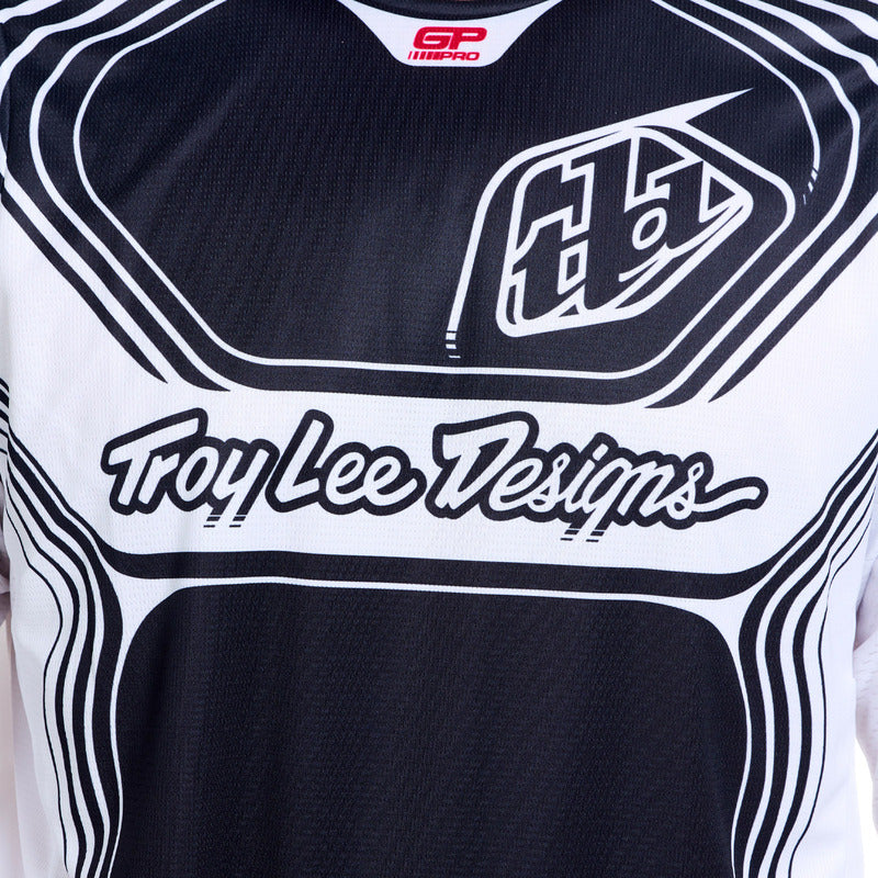 Troy Lee Designs Gp Pro Jersey Streamline Schwarz/Weiß