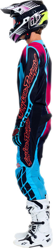 Troy Lee Designs Gp Pro Jersey Framework Schwarz/Cyan