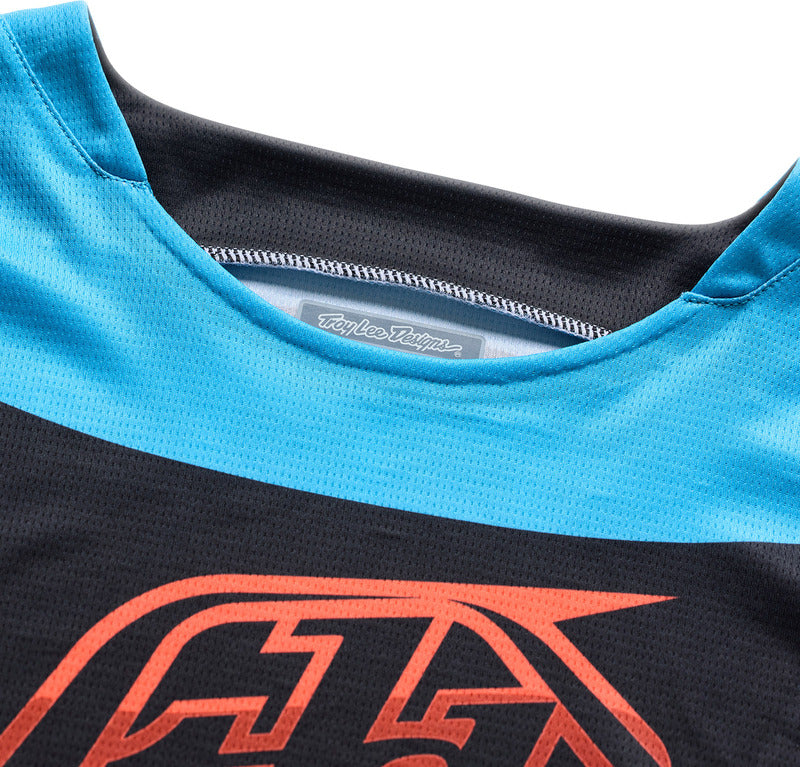 Troy Lee Designs Gp Pro Jersey Framework Schwarz/Cyan