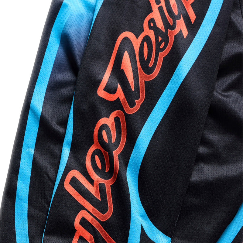 Troy Lee Designs Gp Pro Jersey Framework Schwarz/Cyan