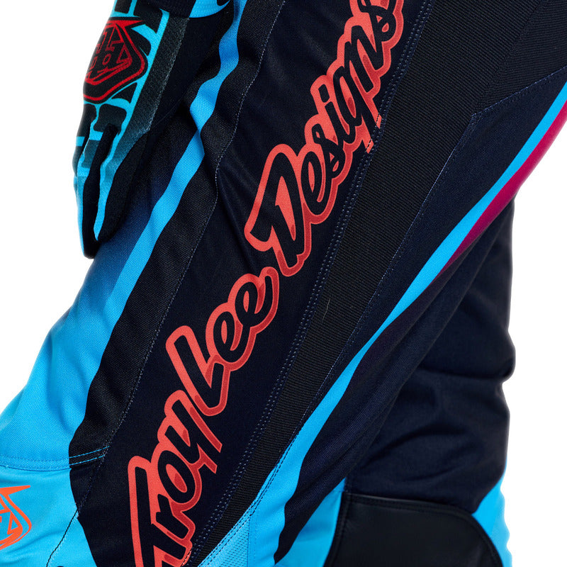 Troy Lee Designs Gp Pro Hose Framework Schwarz/Cyan