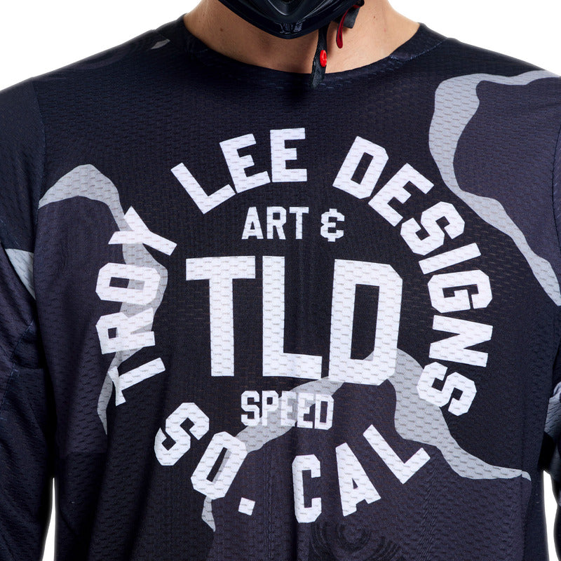Troy Lee Designs Gp Pro Air Jersey Camouflage Schwarz