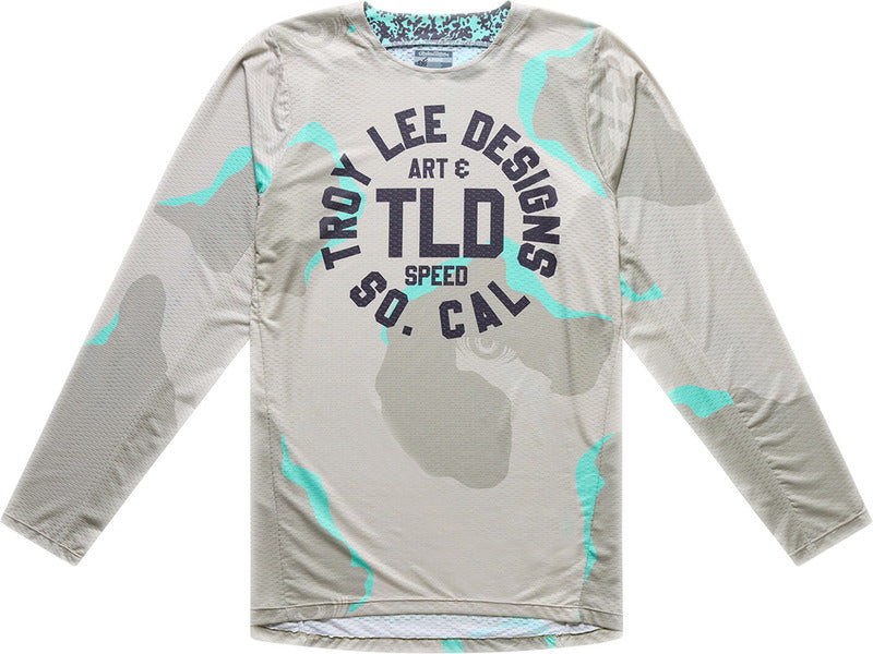 Troy Lee Designs Gp Pro Air Jersey Camouflage Aqua Desert
