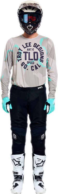 Troy Lee Designs Gp Pro Air Jersey Camouflage Aqua Desert
