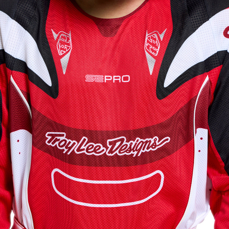 Troy Lee Designs Se Pro Jugend Jersey Salvo Rot/Weiß