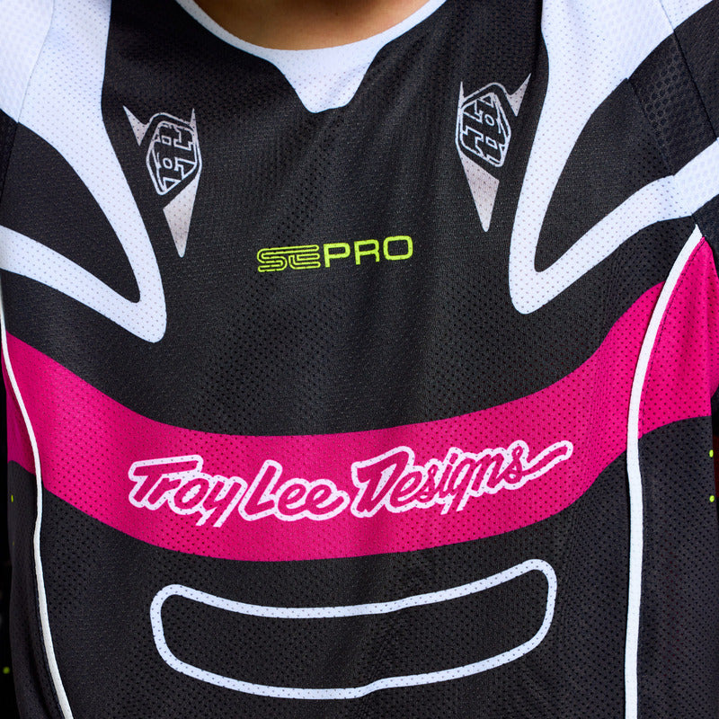 Troy Lee Designs Se Pro Jugend Jersey Salvo Schwarz/Weiß