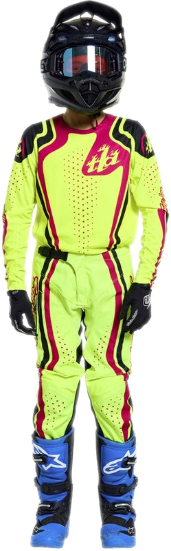 Troy Lee Designs Gp Pro Jugend Jersey Roller Flo Gelb/Fuschia
