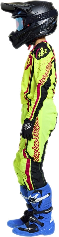Troy Lee Designs Gp Pro Jugend Jersey Roller Flo Gelb/Fuschia