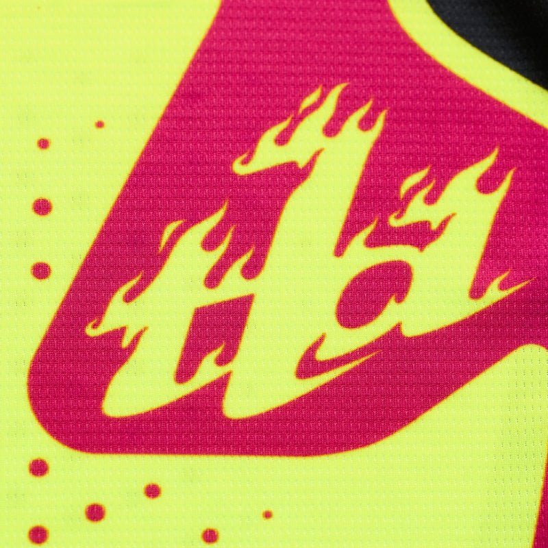 Troy Lee Designs Gp Pro Jugend Jersey Roller Flo Gelb/Fuschia