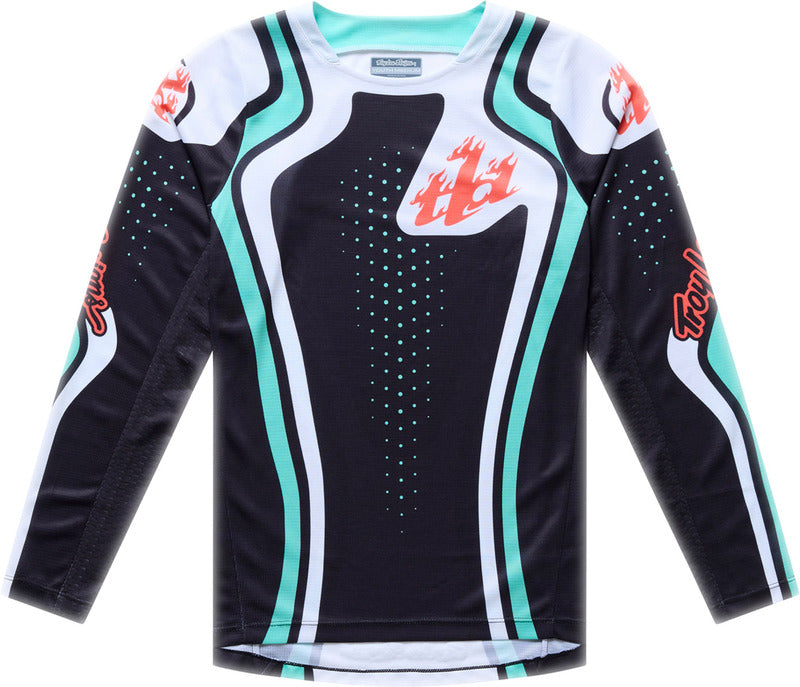 Troy Lee Designs Gp Pro Jugend Jersey Roller Schwarz/Petrol