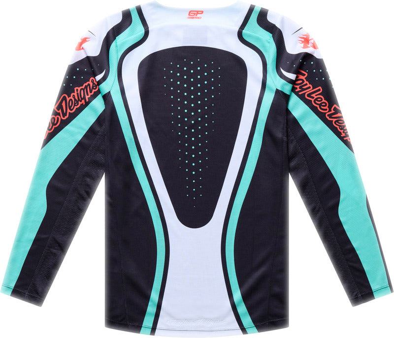 Troy Lee Designs Gp Pro Jugend Jersey Roller Schwarz/Petrol