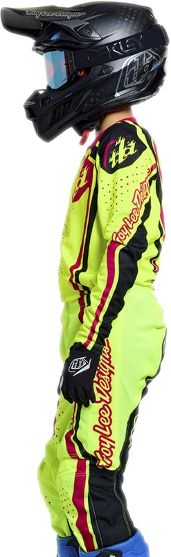 Troy Lee Designs Gp Pro Jugendhose Roller Flo Gelb/Fuschia