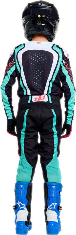 Troy Lee Designs Gp Pro Jugendhose Roller Schwarz/Petrol