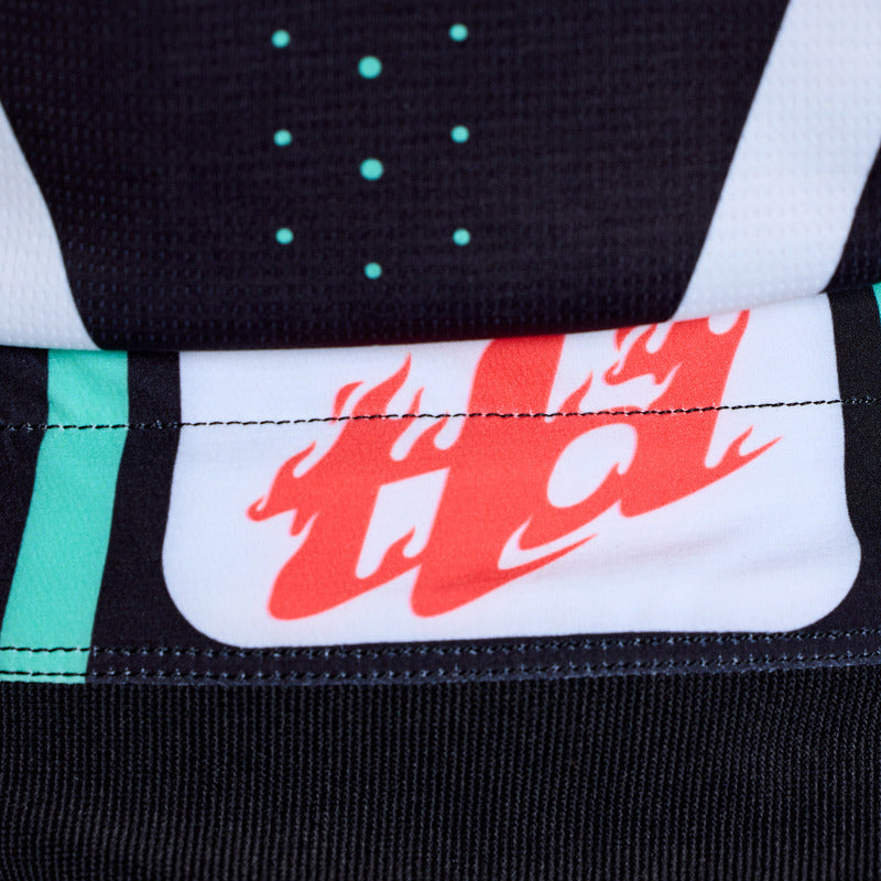 Troy Lee Designs Gp Pro Jugendhose Roller Schwarz/Petrol