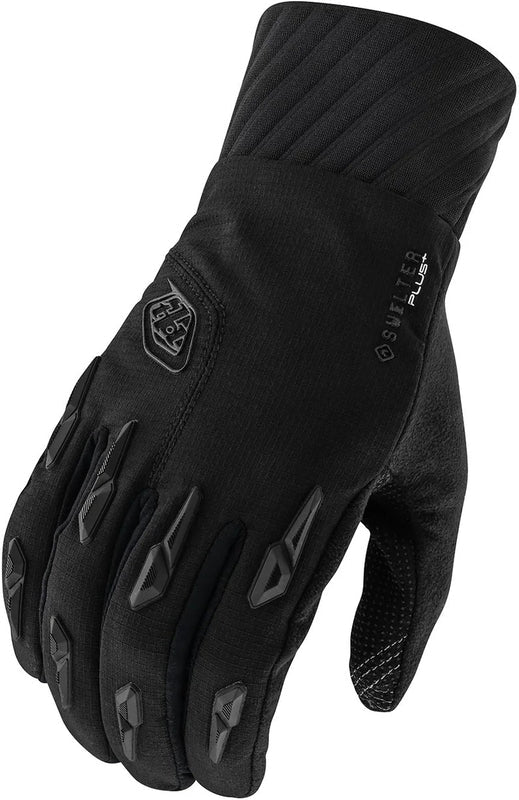 Troy Lee Designs Swelter Plus MX-Handschuhe in Schwarz, robuste Motorradhandschuhe mit strapazierfähigem Material und verbessertem Griff.