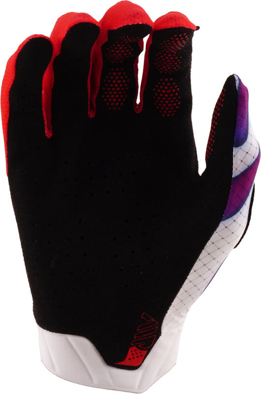 Troy Lee Designs Air Jugend Handschuhe Overspray Weiß/Violett