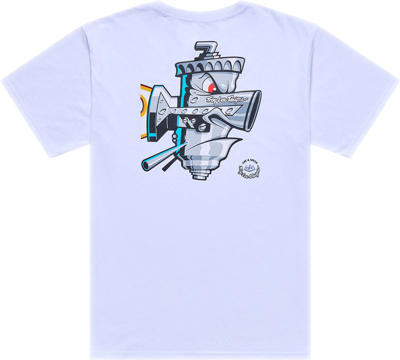 Troy Lee Designs Carb Club T Shirt Weiß