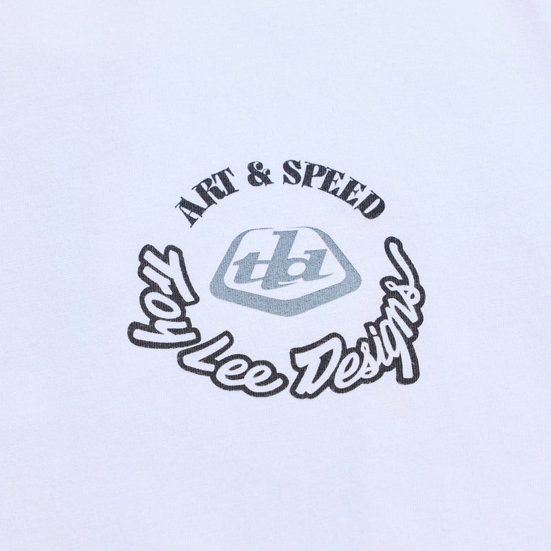 Troy Lee Designs Carb Club T Shirt Weiß