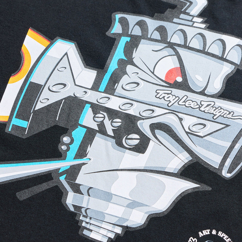 Troy Lee Designs Carb Club T Shirt Schwarz