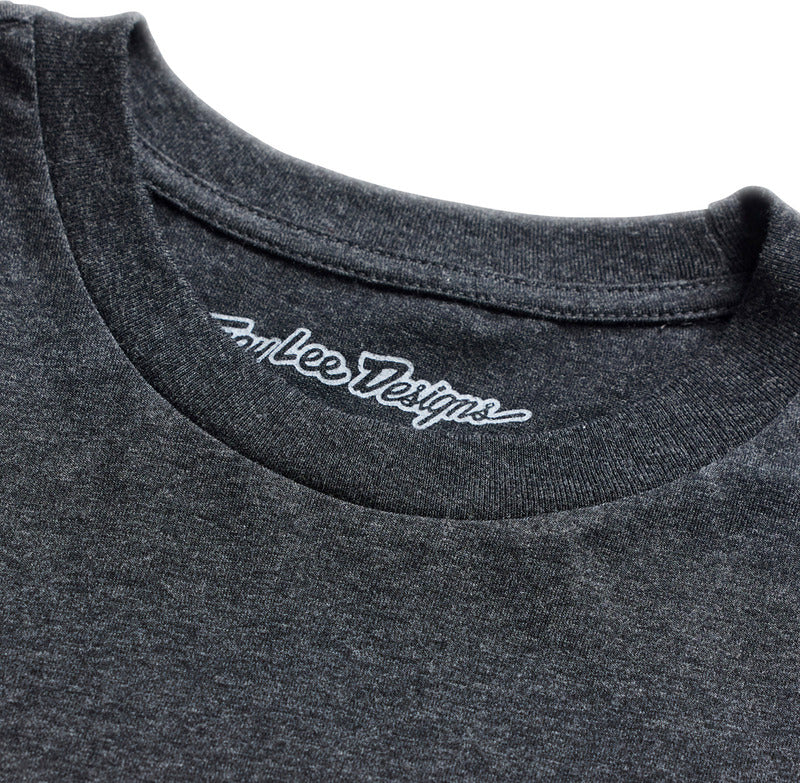 Troy Lee Designs Finish Line T Shirt Schwarz Heather