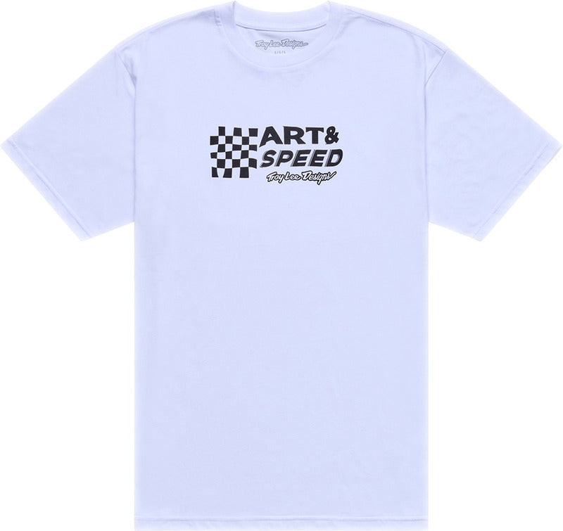 Troy Lee Designs Finish Line T Shirt Weiß