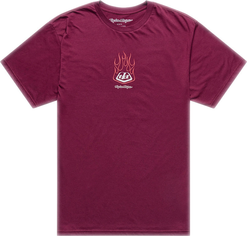 Troy Lee Designs Flame2 T Shirt Sangria