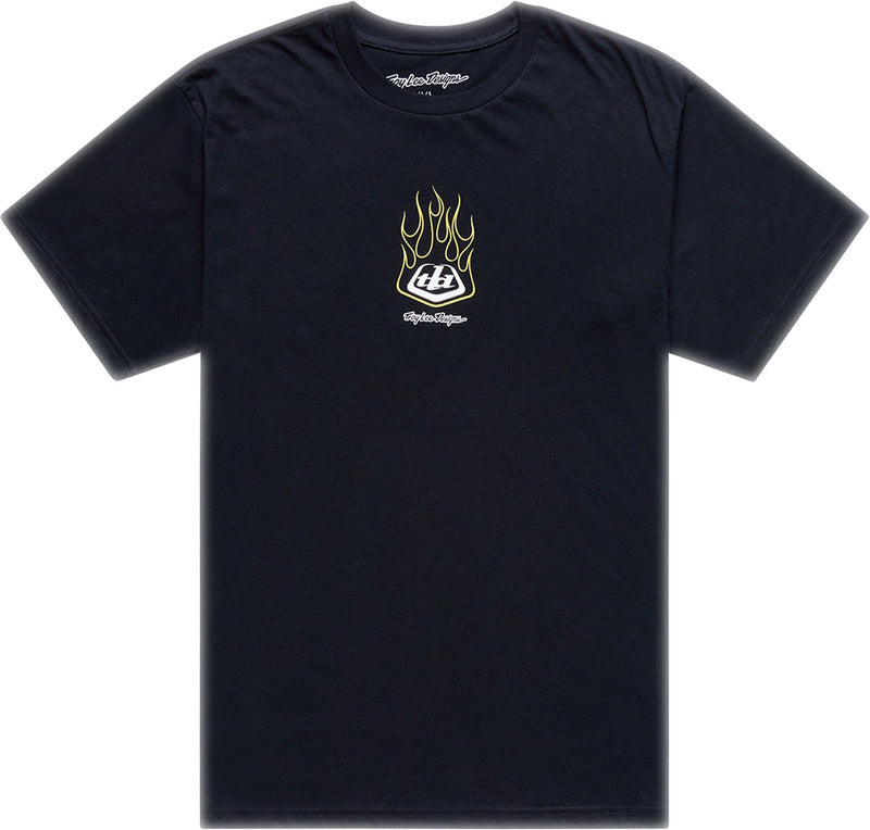 Troy Lee Designs Flame2 T Shirt Schwarz