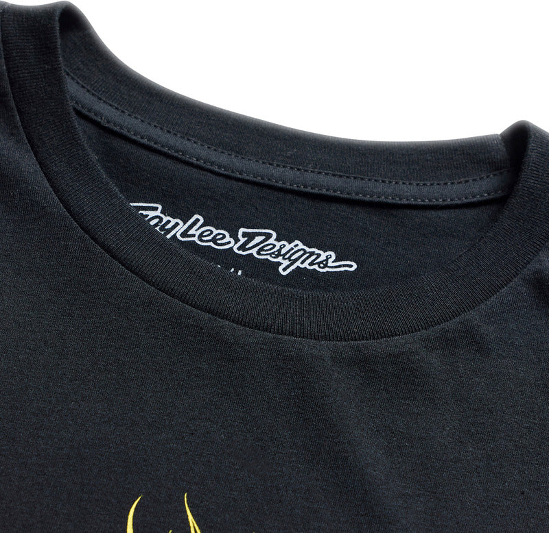 Troy Lee Designs Flame2 T Shirt Schwarz