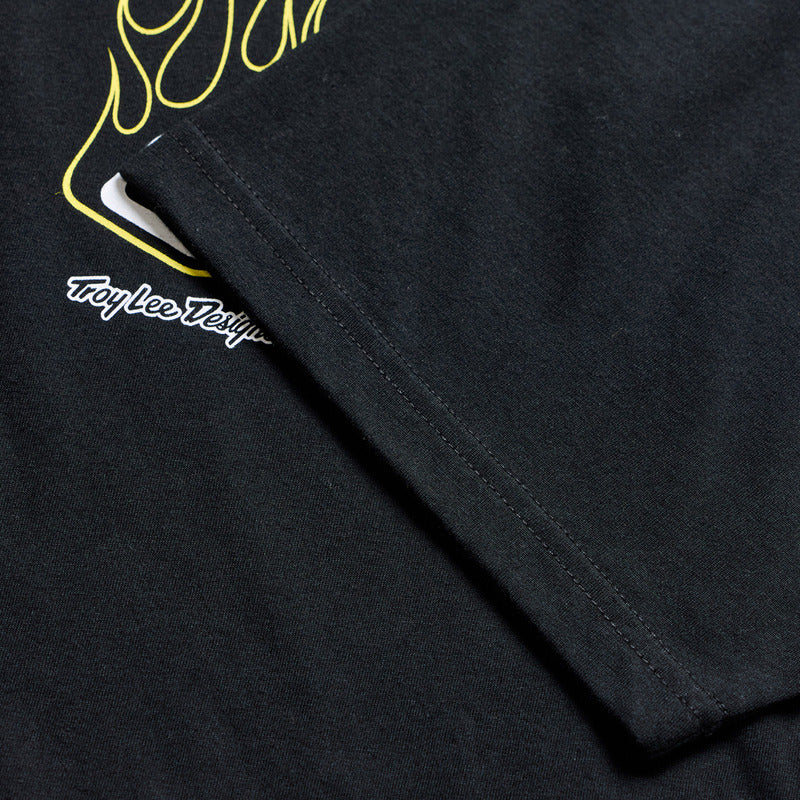 Troy Lee Designs Flame2 T Shirt Schwarz