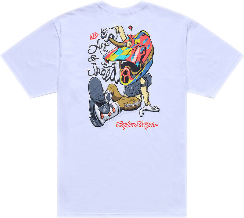 Troy Lee Designs Heritage T Shirt Weiß
