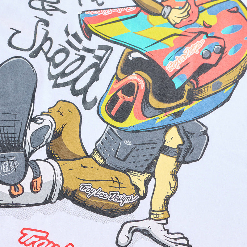 Troy Lee Designs Heritage T Shirt Weiß