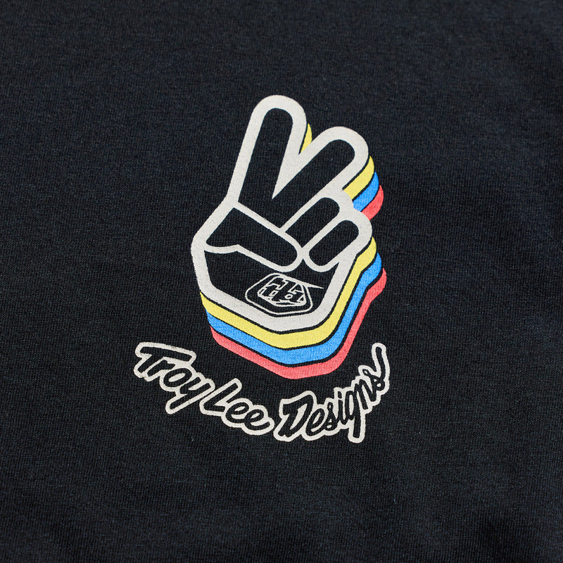 Troy Lee Designs Deuces Jugend T Shirt Schwarz