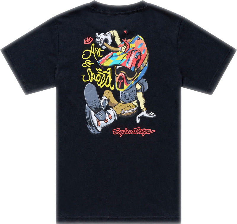 Troy Lee Designs Heritage Jugend T Shirt Schwarz