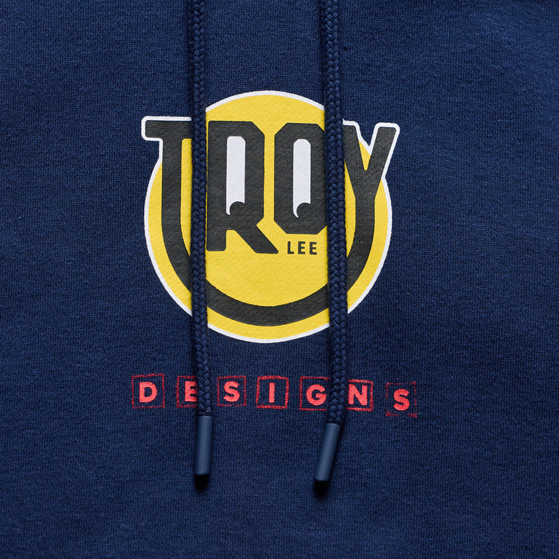 Troy Lee Designs Happy Dayz Hoodie Dunkelblau