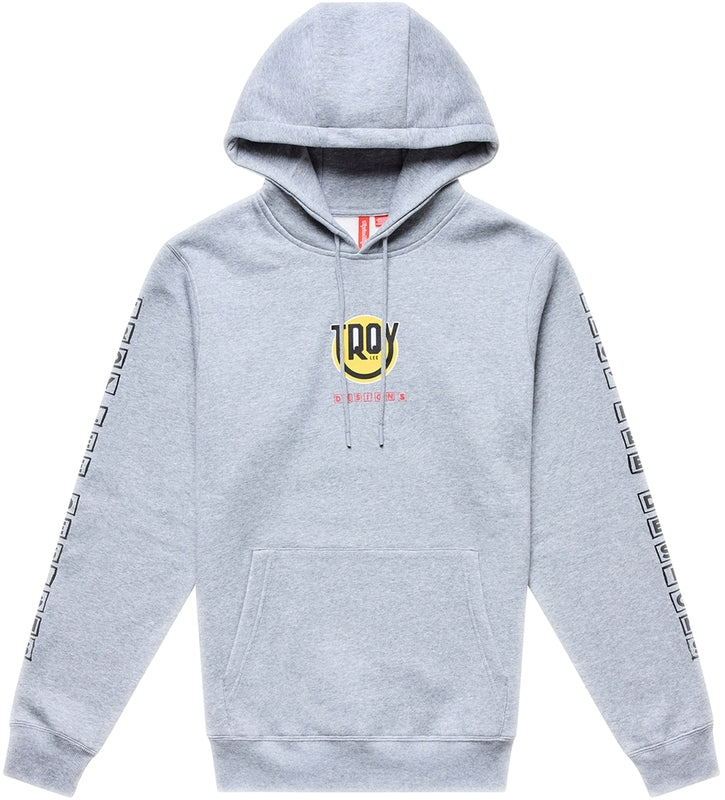 Troy Lee Designs Happy Dayz Hoodie Grau Heather