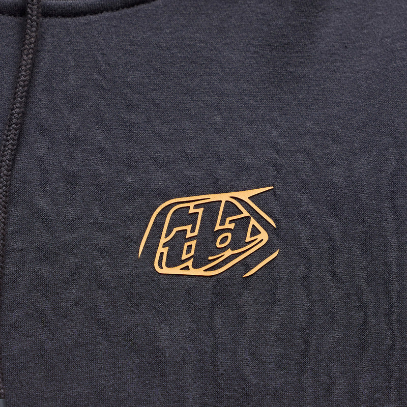Troy Lee Designs Branded Hoodie Carbon