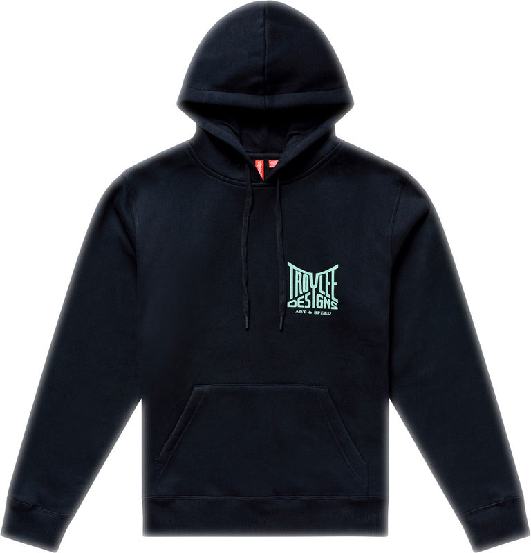 Troy Lee Designs Handlebar Frauen Hoodie Schwarz