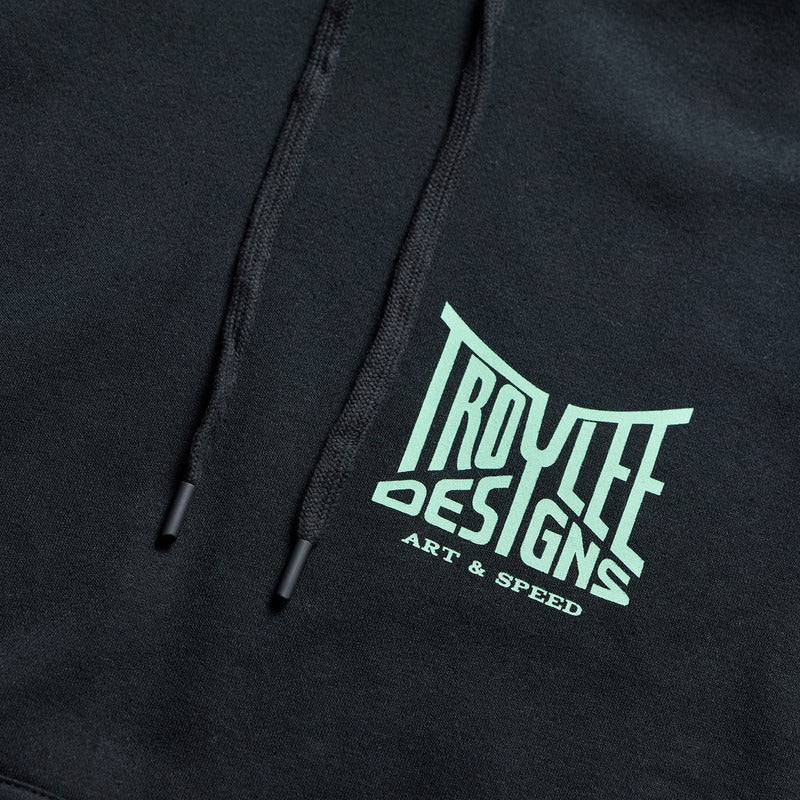 Troy Lee Designs Handlebar Frauen Hoodie Schwarz
