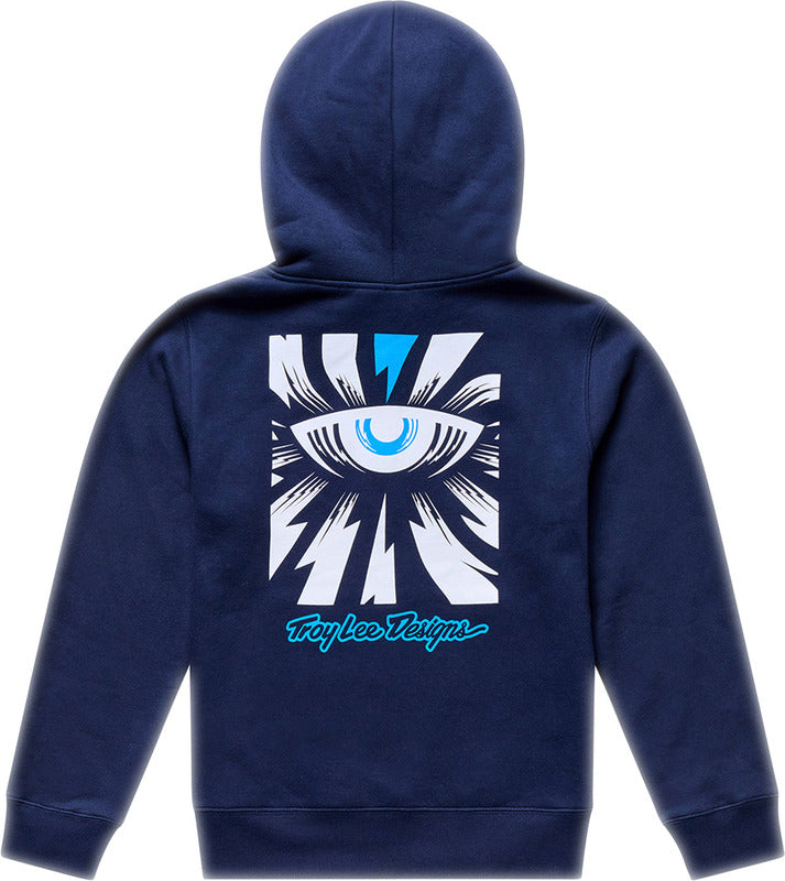 Troy Lee Designs Cyborg Jugend Hoodie Dunkelblau