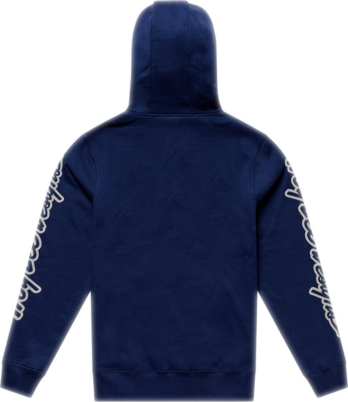 Troy Lee Designs Zip Up Badge Hoodie Dunkelblau/Sage