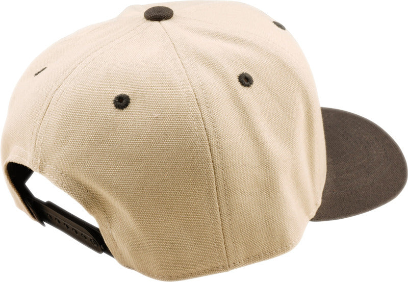 Troy Lee Designs Curved Snapback Imprint Cap Pumice/Schwarz